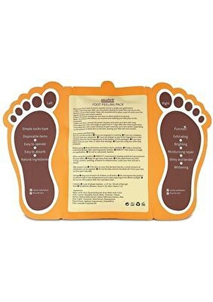 Ayak Maskesi Hızlı Emilim Özelliğiyle 35 ml Yumuşak ve Pürüzsüz Ayaklar İçin modelleri
