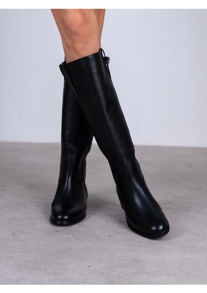 Fjori Siyah Hakiki Deri Kadın Çizme fiyatları
