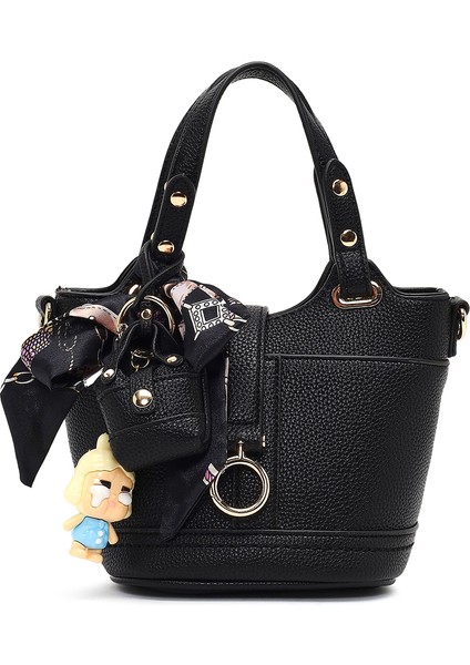 Kadın Siyah Uzun Askılı Mini Kol Çantası 25WBD2744FT fırsatları