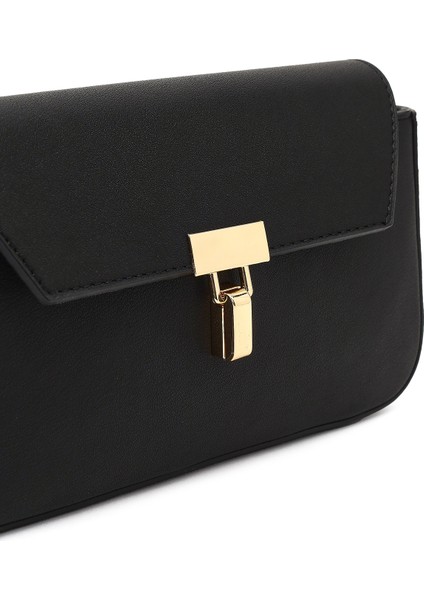 Kadın Siyah Uzun Askılı Çapraz Çanta 25SBD237318