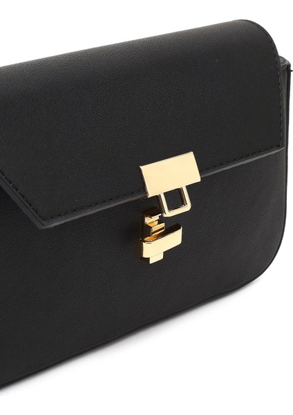 Kadın Siyah Uzun Askılı Çapraz Çanta 25SBD237318