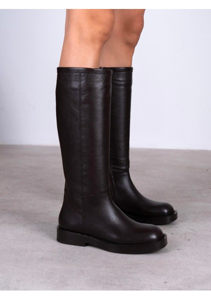 Dwen Kahve Hakiki Deri Kadın Çizme fırsatları