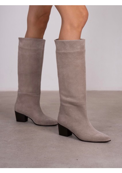 Espera Vizon Süet Hakiki Deri Kadın Çizme fırsatları