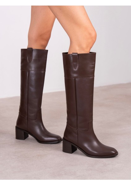 Zircon Kahve Hakiki Deri Çizme fırsatları