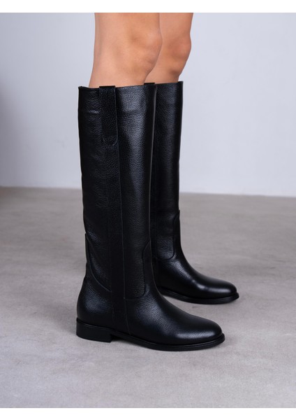 Fjori Siyah Hakiki Deri Kadın Çizme indirimleri