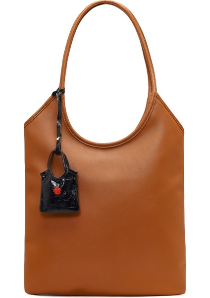 Kadın Taba Aksesuar Detaylı Omuz Çantası 25SBD254618