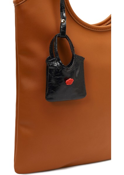 Kadın Taba Aksesuar Detaylı Omuz Çantası 25SBD254618