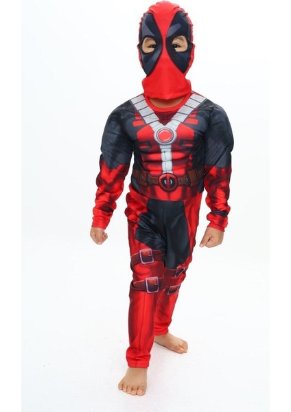 Deadpool Çocuk Kostümü – Doğum Günü ve Parti Için Süper Kahraman Kıyafeti 4-10 Yaş Çocuk Kostüm modelleri