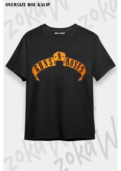 Guns N' Roses Rock Müzik V30 Baskılı Oversize Tişört Unisex fiyatları