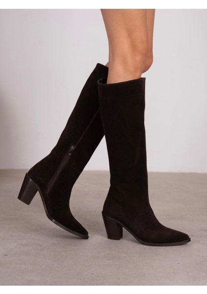 Bjorn Kahve Süet Hakiki Deri Kadın Çizme fiyatları