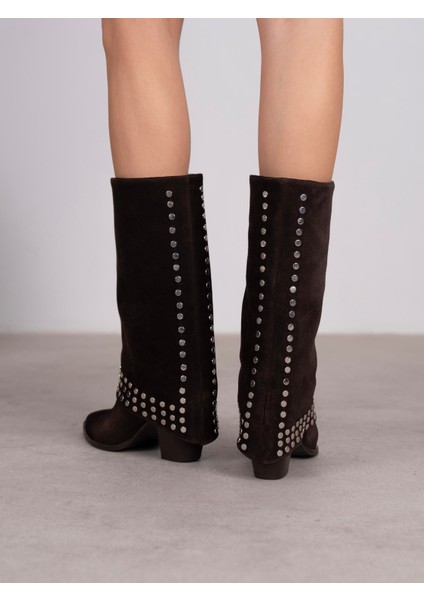 Vanora Kahve Süet Troklu Hakiki Deri Kadın Bot fırsatları