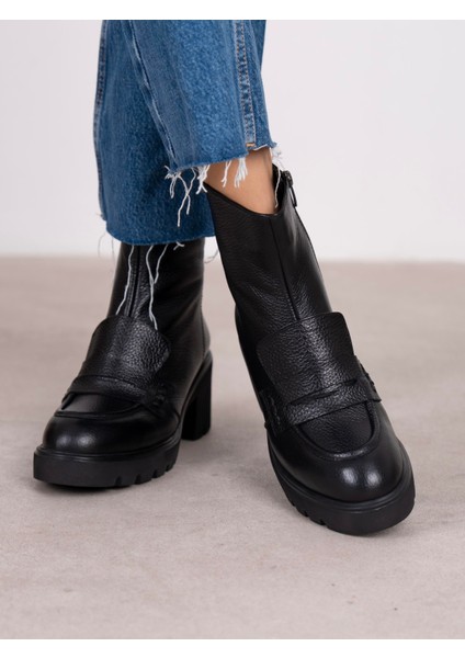 Vanya Siyah Hakiki Deri Kadın Bot fırsatları