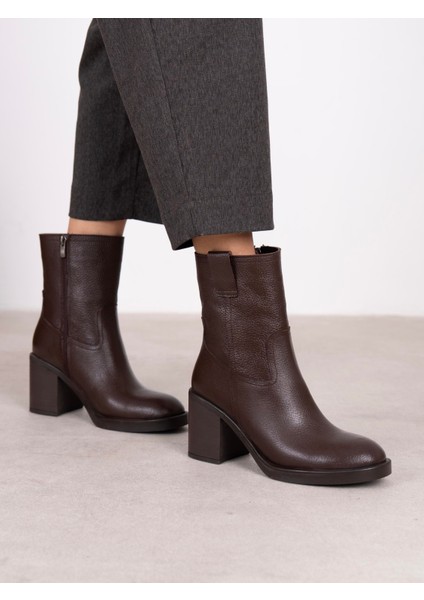 Priya Kahve Hakiki Deri Kadın Bot fırsatları