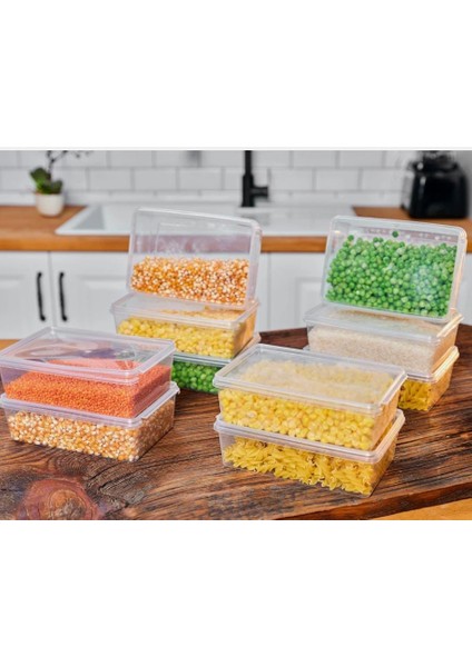 Saklama Kabı 10 Adet 2 Lt Kilitli, Dondurucu,buzdolabı,erzak,oyuncak,yemek,kahve,malzeme fiyatları