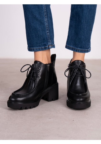 Arwen Siyah Hakiki Deri Kadın Bot fiyatları