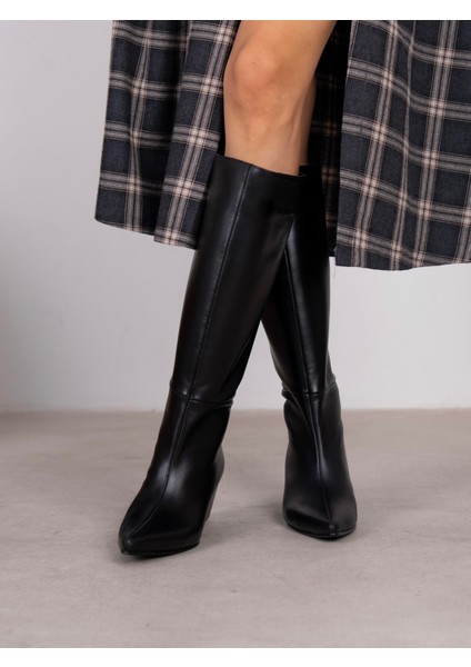 Espera Siyah Hakiki Deri Kadın Çizme fiyatları