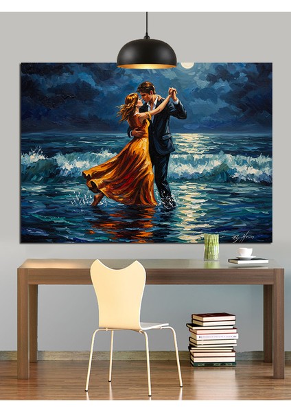 Çift Tango Dans Romantizm Dekoratif Kanvas - Mdf Ahşap Tablo modelleri