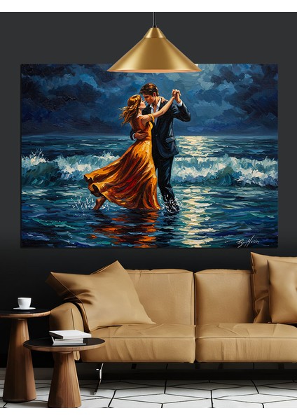 Çift Tango Dans Romantizm Dekoratif Kanvas - Mdf Ahşap Tablo indirimleri