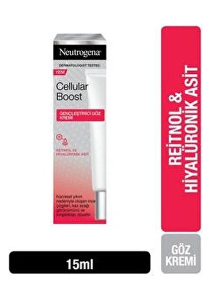 Cellular Boost Göz Kremi Kırışıklık Karşıtı Etki 15 ml Yoğun Bakım