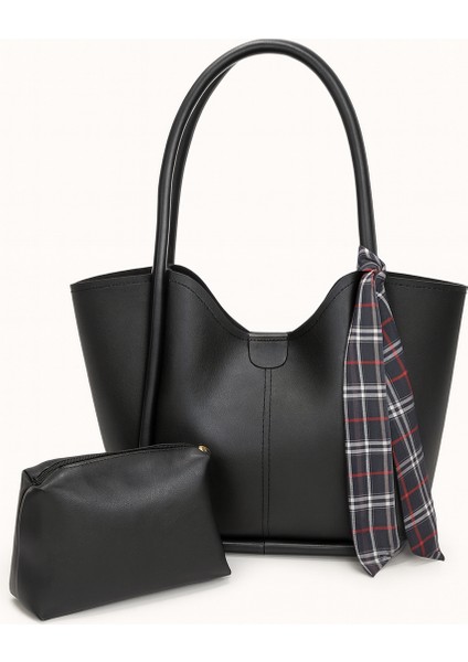 Kadın Fular Detaylı Yavrulu Omuz Çantası