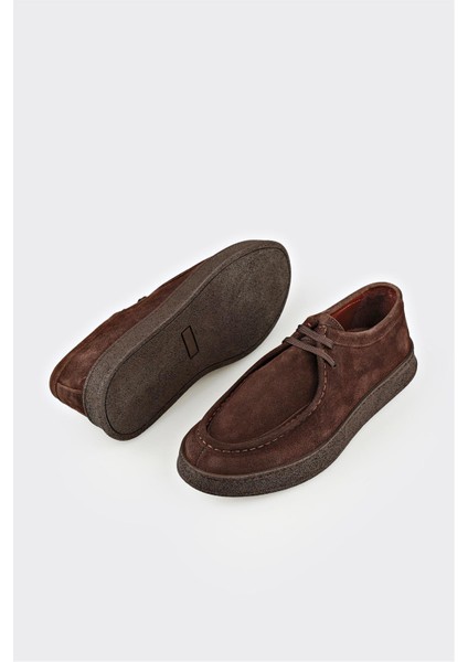 Kahve Deri Erkek Spor Ayakkabı modelleri