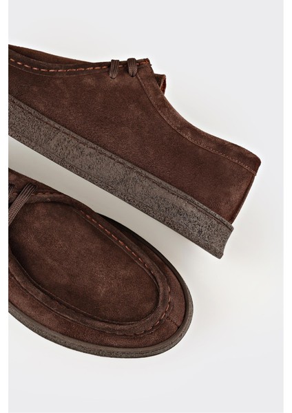 Kahve Deri Erkek Spor Ayakkabı indirimleri