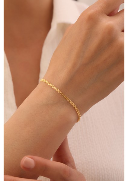 14 Ayar Altın Bismark Bileklik