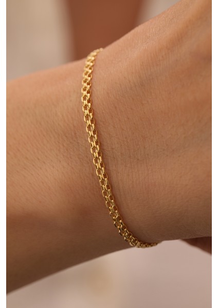 14 Ayar Altın Bismark Bileklik modelleri