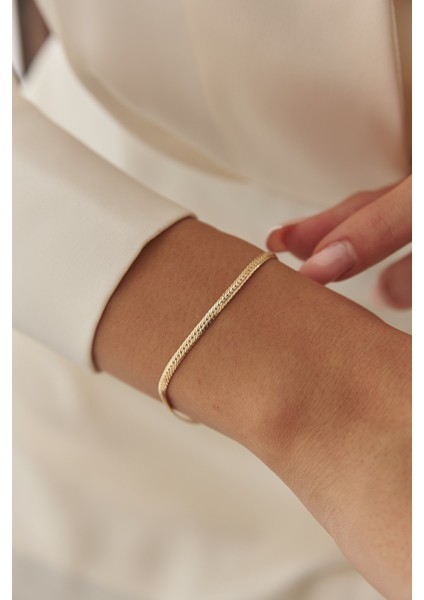 14 Ayar Altın Snake Zincir