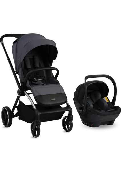 Parle Travel Sistem Bebek Arabası Gri