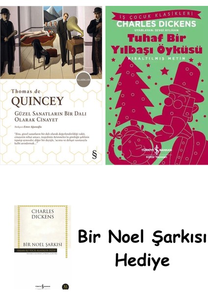 Güzel Sanatların Bir Dalı Olarak Cinayet + Tuhaf Bir Yılbaşı Öyküsü + Bir Noel Şarkısı
