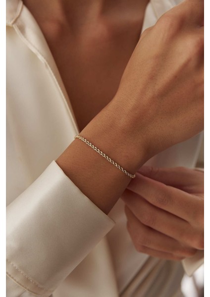 Altın Halat Burgu Bileklik modelleri