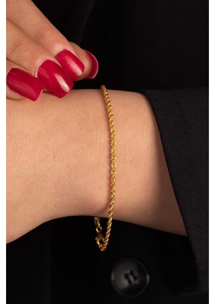 Altın Halat Burgu Bileklik fırsatları