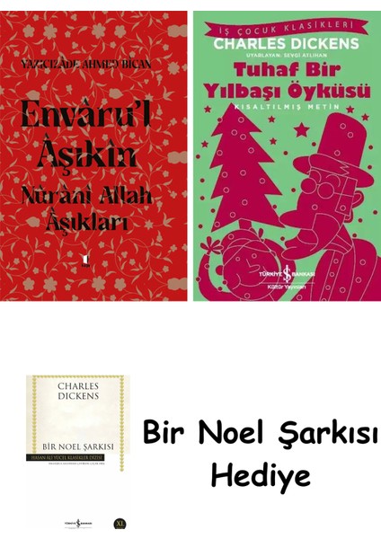 Envâru’l Âşıkîn - Nûrânî Allah Aşıkları (Ciltli) + Tuhaf Bir Yılbaşı Öyküsü + Bir Noel Şarkısı