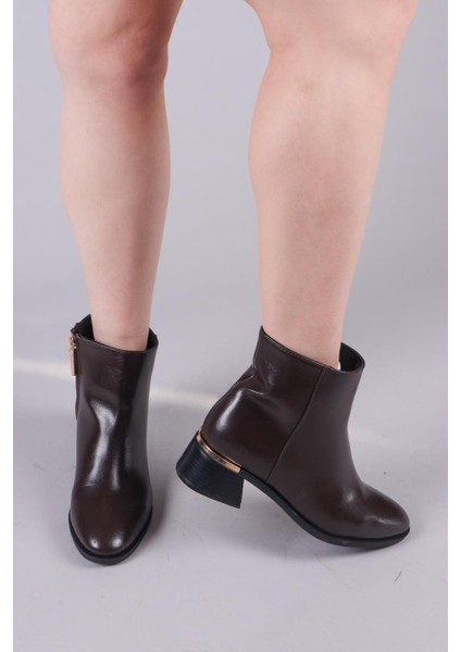 Benella Düz Alçak Topuklu Bot Kahverengi indirimleri