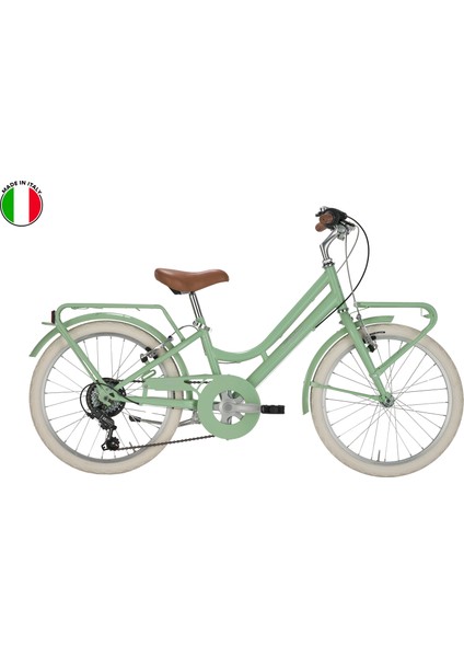 Milly Italy, 20" Jant, 6 Vitesli Çocuk Bisikleti (Made In Italy)-Mint Yeşili