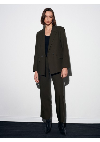 60767 Blazer Ceket-Haki indirimleri