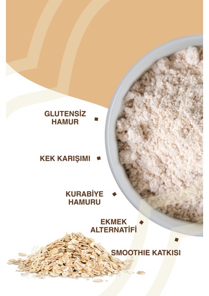 Yulaf Unu 250G – Doğal Glutensiz Un fiyatları