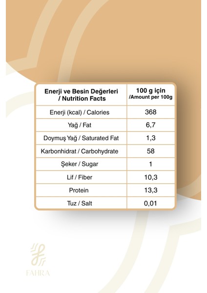 Yulaf Unu 250G – Doğal Glutensiz Un modelleri