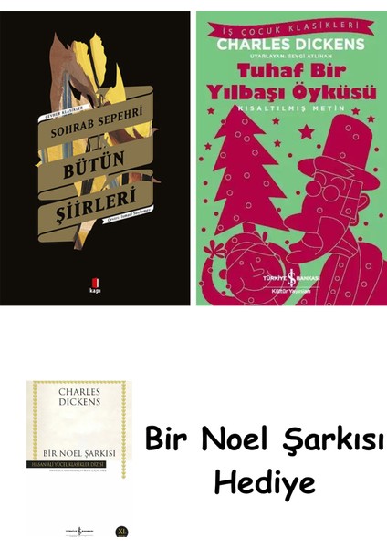 Sohrab Sepehri Bütün Şiirleri + Tuhaf Bir Yılbaşı Öyküsü + Bir Noel Şarkısı