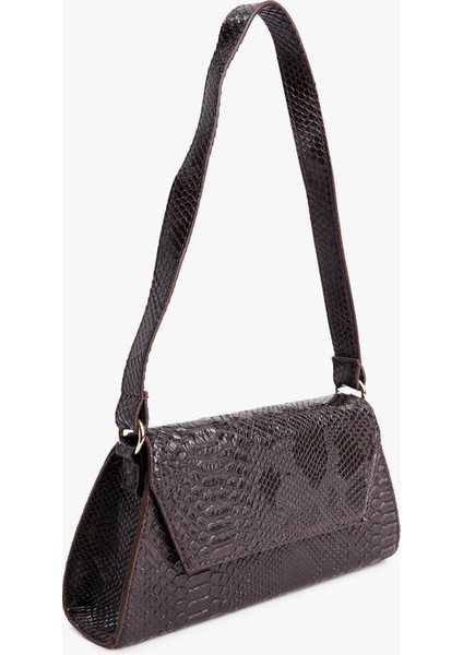 Yılan Derisi Görünümlü Askılı Omuz Çantası fiyatları