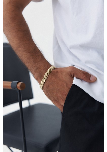 14 Ayar Altın Kordon Bileklik