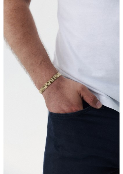 14 Ayar Altın Kordon Bileklik modelleri