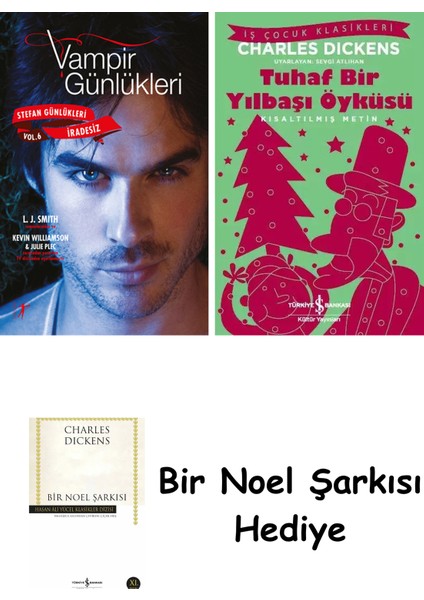 Vampir Günlükleri - Stefan Günlükleri Vol. 6 Iradesiz + Tuhaf Bir Yılbaşı Öyküsü + Bir Noel Şarkısı