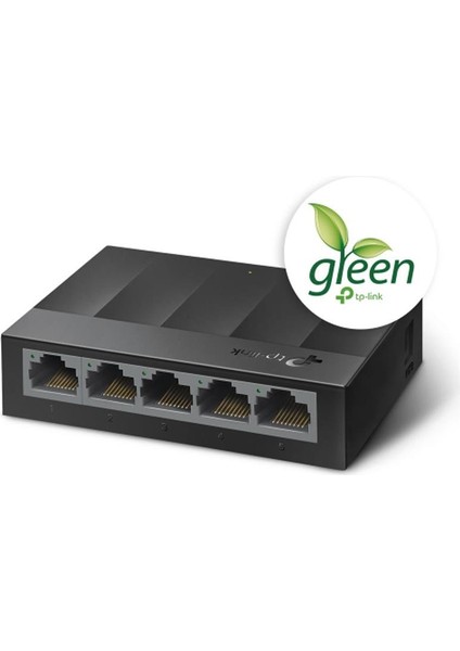 Tp-Lınk LS1005G, Green Tech, 5port, Gigabit, Yönetilemez, Masaüstü Switch