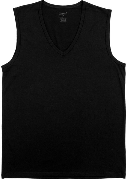 Barny Erkek V Yakalı Sıfır Kol Pamuklu 2'li Atlet Set fırsatları