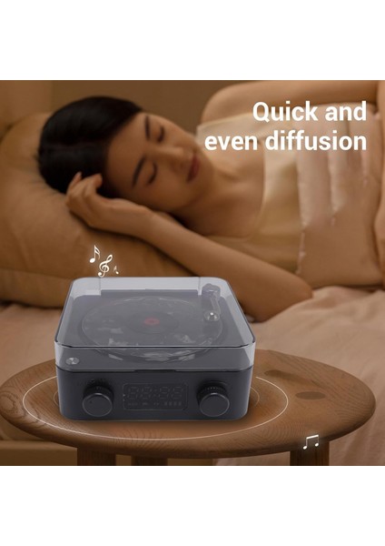 Retro Pikap Tasarımlı Mp3 Çalar Şarjlı Rgb Tavan Yansıtma 4 Derin Uyku Müzikli Bt/sd Kart/aux Siyah modelleri