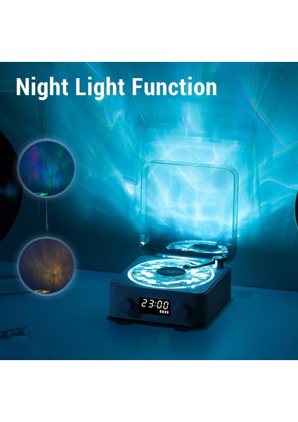 Retro Pikap Tasarımlı Mp3 Çalar Şarjlı Rgb Tavan Yansıtma 4 Derin Uyku Müzikli Bt/sd Kart/aux Siyah fırsatları