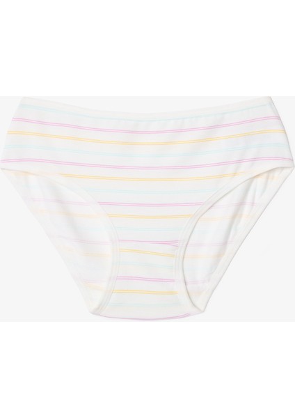 Kız Çocuk Stripe Çok Renkli 5'li Slip indirimleri