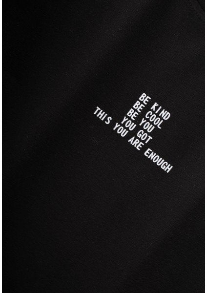 Basic Baskılı Eşofman Takım 2-7 Yaş Siyah modelleri